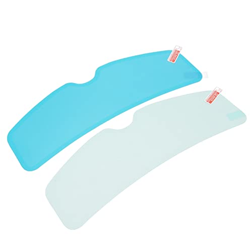 Motorhelm Regenbestendig Anti-Mist Visor Filmset, 24,5cm 9.6in Windschild Helm Anti Mist Film Hoge transparantie Universeel