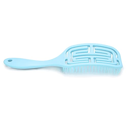 Ontwarringborstel, haarstylingborstel voor droog en nat haar, stylingborstel voor vrouwen en mannen, ontwarren nat of droog haar(blauw) 5