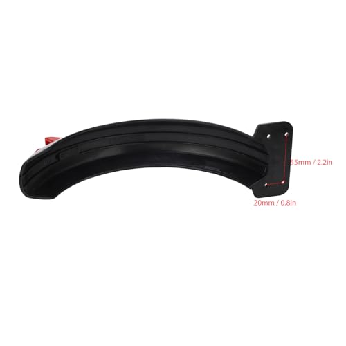 Scooter Achter Mudguard, Scooter Mudguard Achter Fender met Hook Reflectieve Strip Plastic Scooter Accessoire voor GXL V2 Rainy Day 5