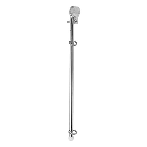 Boot Vlag Pool Marine Vlag PoolMarine Mounted Flagpole, Roestvrij staal Marine Mounted Flagpole Boot Vlag Vlag Pool Mount voor Multi Brush Schepen, Hardware-accessoires