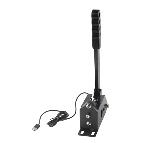 64 Bi USB handrem, Universele handrem PC voor professionele progressieve gaming gamepads S Andard Con-rollers Periferen of G25 G27 G29 500 SIM Racing Games Ligh Weigh CNC