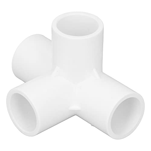 10st 4 Way PVC Fitting Elbow, 25mm Uitlaatpijp Fitting Connector Kit, Ideaal voor meubels Hookup en projecten (White) 3