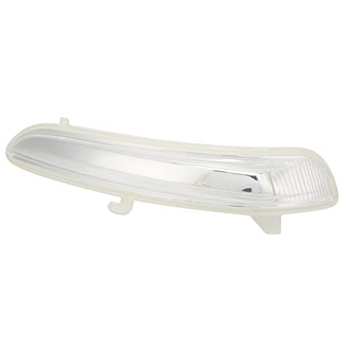 Indicator Lens Outside Mirror, Clear Side Mirror, Indicator Cover Replacement, Compatibel met Peugeot 208 2012-2017 (Rechts 1823808)