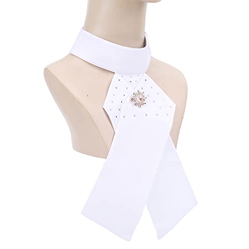 Manege Tie Equestrian Competition Neckwear Pre Tied Riding Stock Tie For Cotton Horse Show Tie Equestrian Show Wedstrijd 5