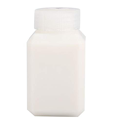 Plastic fles met lederen randolie (60ml) - Handgereedschap voor het verzegelen van lederen randen, aangeboden in meerdere kleuren (transparant)