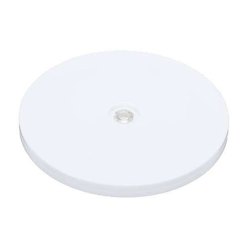 6 Inch Heavy Duty Rotating Swivel Stand met stalen kogellagers, 1 Stuk 360° Rotatie Draaibare Lazy Susan Base voor Grote Screen TV Computers Monitors, Wit