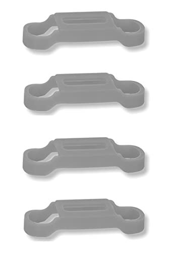 Zee 4 x Propellers houder Guard Prop Blade Stabilizer Siliconen Propeller houder Beschermer, Transport Beschermer Delen voor DJI Mavic MiniHsthe SeaMini 2Hsthe SeaMini SE Drone (Gray)