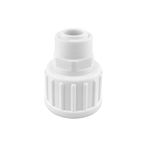 1 Stuk Water Quick Connector, 3/4 Inch Vrouwelijke Thread tot 3/8 Inch Pushfit Straight Plug, Adapter Fitting Connector voor RO Reverse Osmose System