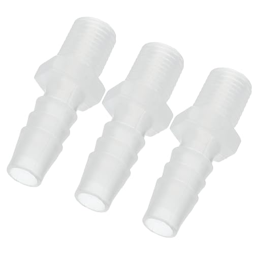3/8" Barb x 1/4" G Male Connector, 3st Plastic slang Barb passen industriële slang Barb om Pijp Fitting Connect voor water vloeibare lucht brandstof