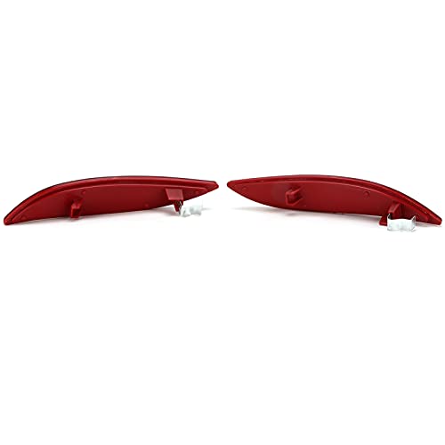 Paar Rear Bumper Reflectors 265650004R Vervanging voor Megane III Fluence Reflective Lens Car Accessory 4
