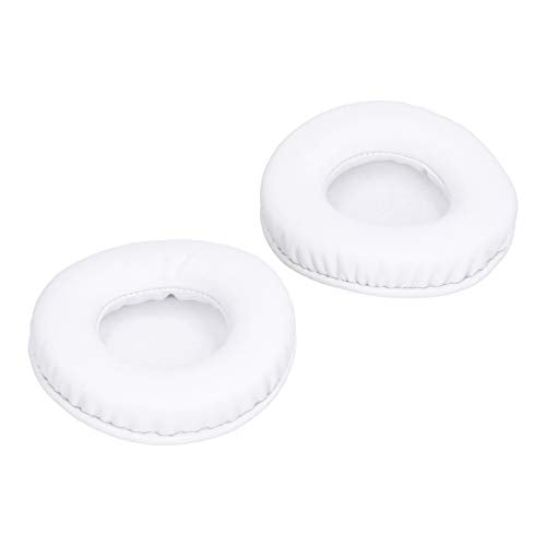 Voor Sony MDR V55 Headphones Pads Headset Ear Covers Faux Leather Spong Foam Headset Pillows Earpad Covers For Athws70 Athws77 Athws99 Mdrv55 Mdrv500 Mdr7502(White) (White) 4