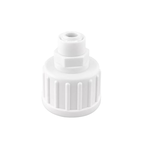 1 x filteraansluiting, 3/4 inch vrouwelijke draad aan 1/4 inch snelle koppeling, koelkastslang, waterslang