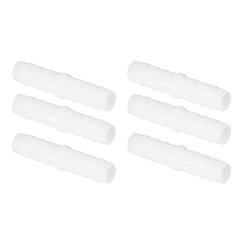 Kunststof slang Connector Past Schlauchverbinder 10mm PE 10st Plastic slang Connector Fitting Straight Equal Barbed Wire Splicer Mender Jointion Adapter Schlauchverbinder 5mm Gerade 5