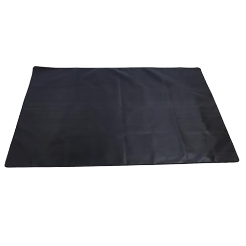Onder Grill Mat, 76x52in Fire Pit Mat Buiten Brandwerende Mat Grass Bescherming Mat Siliconen Coating BBQ Gas Grill Mat Pad Vloerbeschermer voor Tuin Balkon Zwart 3