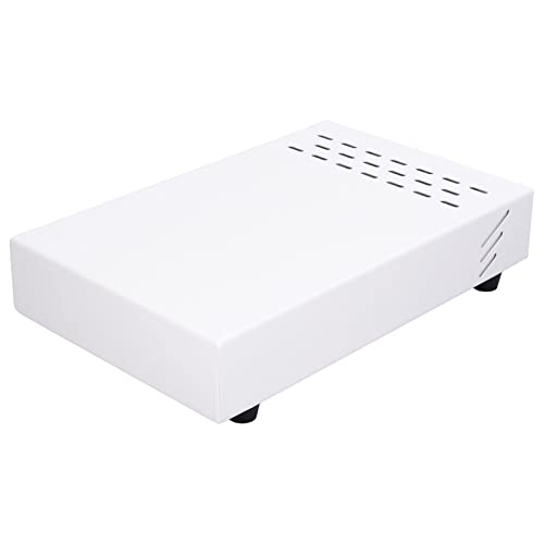 Koffiebeker Tray Roestvrij staal Rubber Koffiebloem Whisk Box, Resterend Poeder Emmer Tray, Verdikte Espresso Set Houder voor thuis, Cafe, Winkel, 7.1 x 11 x 2 Inch (Wit) 5