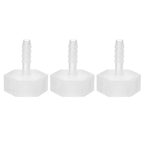 Set van 3 kunststof slangen Barbs, 1/4 inch Barb x 3/4 inch G Vrouwelijke Thread Adapter Connector Pijp geschikt voor water vloeibare luchtgas brandstof