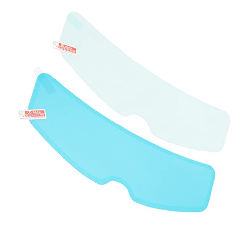 Motorhelm Regenbestendig Anti-Mist Visor Filmset, 24,5cm 9.6in Windschild Helm Anti Mist Film Hoge transparantie Universeel 5