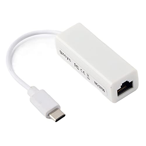 Portable Type C to RJ45 Adapter, USB 3.1 Type-C Type 100Mbps Ethernet LAN Network Adapter Converter voor Computer USB-C Network Laptop