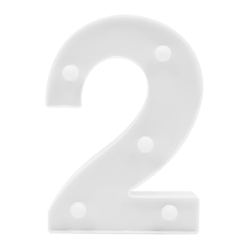 LED van het zeenummerlichtteken Marquee Number Light Up 0-9 Digits Lights Teken voor Home Party Bar Huwelijk Festival Verjaardag Decoraties (2)