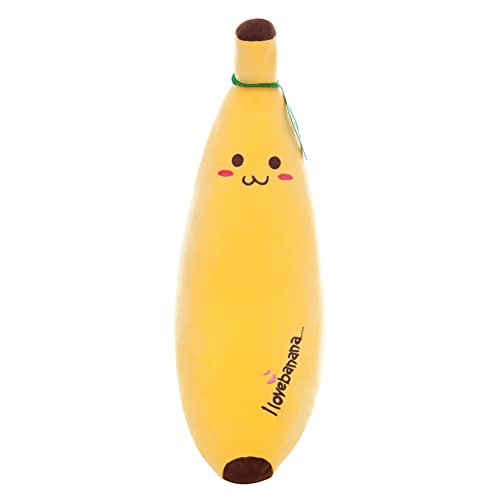 Plush knuffelspeelgoed, banaankussen, Kawaii banaan kussen lange banaan pluche speelgoed, pluche kussen, banaan, pluche speelgoed, cartoon pop, gevulde pluche banaan kussenspeelgoed, geschenk voor kinderen