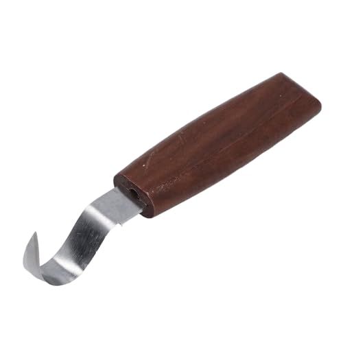 Houtsnijwerk, gebogen beitel met platte handgreep, gebogen lemmet, hoge hardheid, holen lepel voor het maken van fijne graveergereedschap, 420 rosvrij staan beitel voor