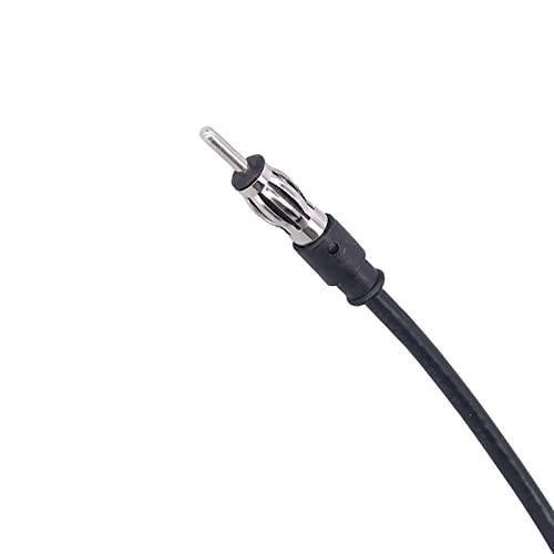 Car Antenna Extender, Universal Car Antenna Extension Cable FM Antenna Extender Extension Cord Car Accessory Black Radio Delen Radiodelen 5