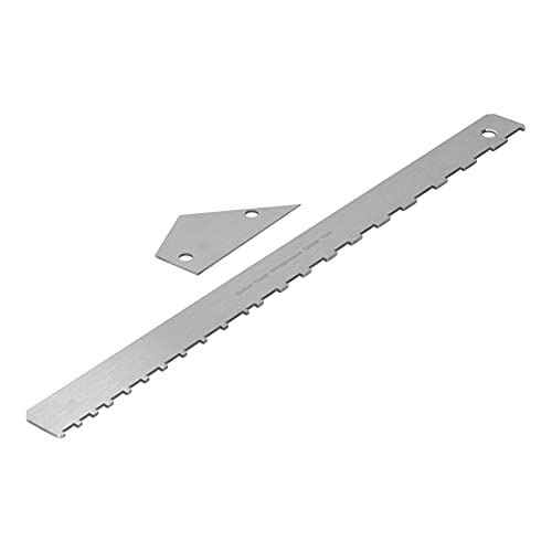 Guitar Neck Heeral, Makkelijk gebruik Roestvrij staal Fret Rocker String hoogtemeter Nauwkeurig Portable voor onderhoud