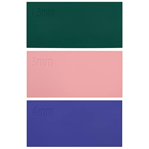 Zee 3PCS Siliconen Mug Wraps voor Sublimation Mug Heat Press Tumbler Wrap Mouw 0.15mm 0.3mm 0.4mm Dikte