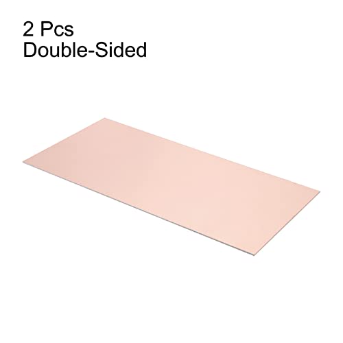 FR4 Double Sided Clad Koper, 2 Pack 200 x 100 x 1,2mm PCB Gelamineerde printplaat 3