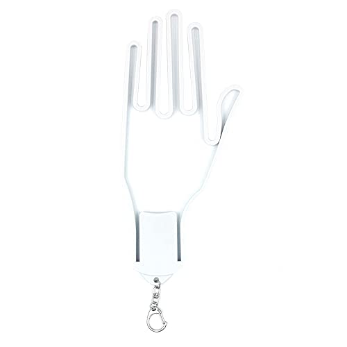 2Pcs Golf Handschoenen Stretcher Paar houder Hanger Keeper droger Shaper Tool Accessoires Handschoen Ondersteuning Frame Guardian Haak aan tas Gifts voor mannen Vrouwen Golfer 4