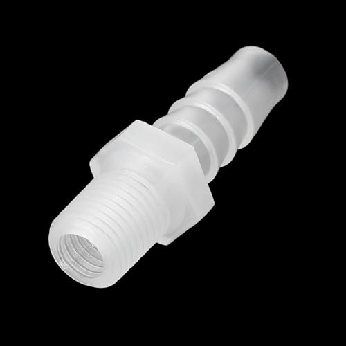 3/8" Barb x 1/4" G Male Connector, 5st Plastic slang passen industriële slang Barb aan Pijp Fitting Aansluiten voor water vloeibare lucht brandstof 4