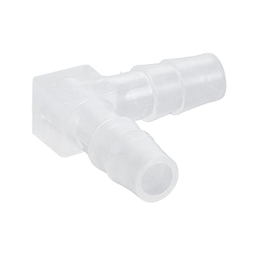 10Stuks 90 Degree Elbow Slang Connector Plastic Equal Barbed Wire Joint Adapter L Vorm slang Fitting voor Aquarium Air Water brandstofolie Inert Gas(6mm) 4