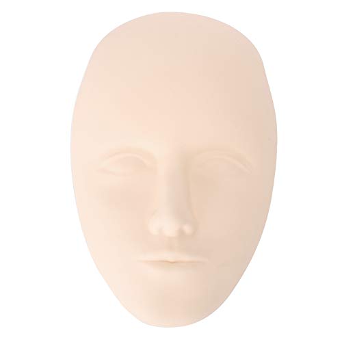 3D Mannequin Siliconen Hoofd, Praktische 5D permanente make-up, voor wenkbrauwen, lippen, Valse wimpers, wimpers uitbreidingen, artiesten en beginners