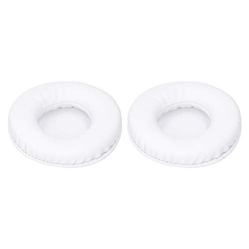 Voor Sony MDR V55 Headphones Pads Headset Ear Covers Faux Leather Spong Foam Headset Pillows Earpad Covers For Athws70 Athws77 Athws99 Mdrv55 Mdrv500 Mdr7502(White) (White) 5