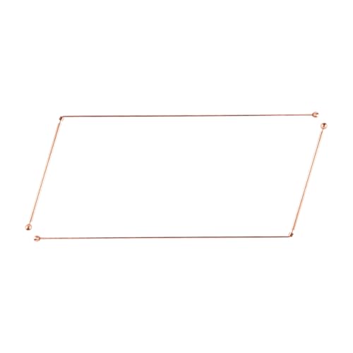 Koper Dowsing Rods, Pack van 2, 99,9% Koper voor jachtgereedschap, Divination of Water Sources, Treasures, Begraven voorwerpen, enz. Dowsing Rods met doos