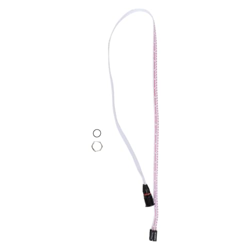 Computer stroomkabel met metalen knoop, waterdicht en stofdicht, geschikt voor alle soorten computerkasten en gastheren (12 mm)