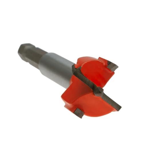 Forstner Drill Bit 1PCS 18mm Houten Cutter Bore Hole Tool Hinge Houtwerk Boring Kit voor houtbewerking DIY Gereedschapskast Hingen Montageplaten Keuken Cupboard Houten Meubilair Carbide Steel (18x90mm) 3