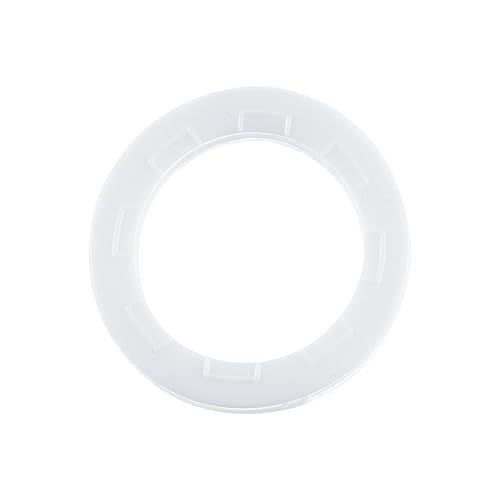 Tags sleuteldop, 40st Plastic Key Cap Cover Rings Sleutels Identificatie Codering Ring Label ID geval voor Office Home Appartement, Wit(1,8cm ID) 4