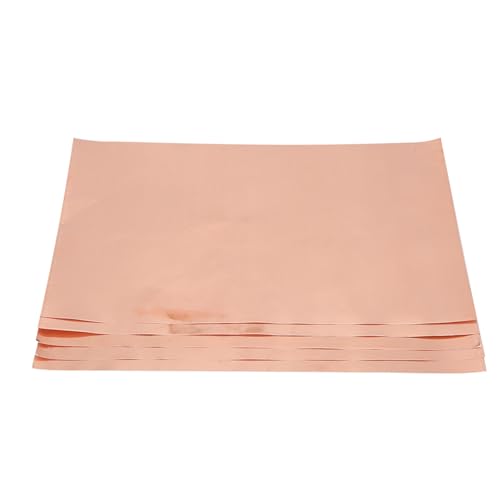 5Pcs Gitaar Koperen Sheet, Portable Copper Foil Kleefband voor Gitaar en EMI Schilderen DIY Art Crafts 5