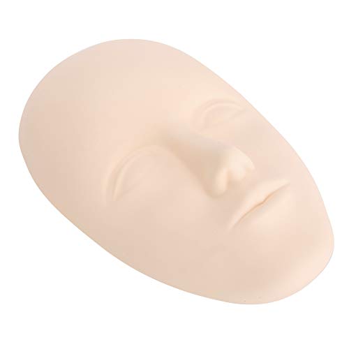 3D Mannequin Siliconen Hoofd, Praktische 5D permanente make-up, voor wenkbrauwen, lippen, Valse wimpers, wimpers uitbreidingen, artiesten en beginners 3