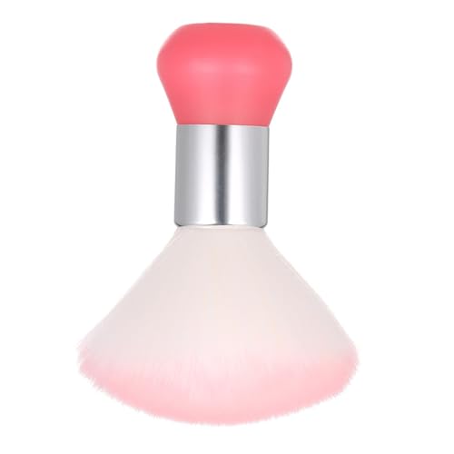 Haarborstel, stofborstel voor nagels, stofborstel voor nagels met compacte afmetingen van 15 x 8 x 5 cm en functie voor het afstoffen van de nek, borstel