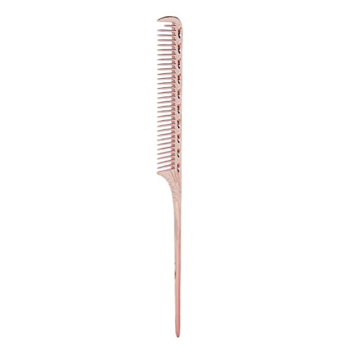 Rat Tail Hair Comb, Professionele Salon Kapper styling Comb Barber, Aluminium Metaal Comb, Portable Styling Tools(Rose Gold) 4
