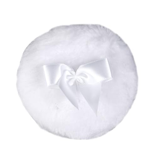 Zee 4 st. Grote Fluffy Powder Puff 9cm Super zacht afwasbaar herbruikbare pluche gezicht lichaam poeder puff los poeder puff nat en droog make-up gereedschap 4