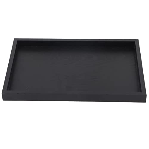 Rechthoekig massief hout Thee Koffie Snack Food Tray Plate Restaurant Trays 30 * 20 * 2cm Koffie en Thee Supplies (25 * 18 * 2cm)