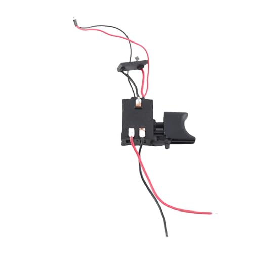 Trigger switch Draadloze Lithium Batterij Boorsnelheidsregeling, 7.2-24V Elektrische Drill Trigger Switch met licht, zwart 5