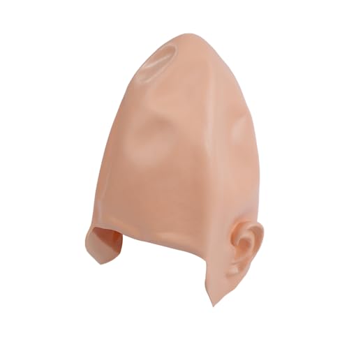 Pointed Alien Coneheads Cosplay Mask, Headpiece Halloween Cosplay Props Mask, Bald Head Wig Cap, Horror Headpiece voor Halloween Carnaval Costume Party Prop 3
