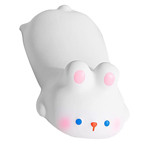 Toetsenbord Pols Rest Cute Animal Style Toetsenbord Pols Rest Stress Relieve Pols Pillow Pillow voor Easy Typing (White Rabbit)