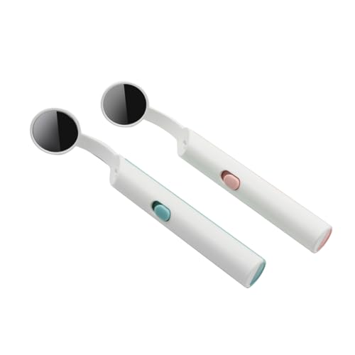 Zee 2 x LED tandspiegel, Anti-Fog tandspiegel voor Orale Hygiëne