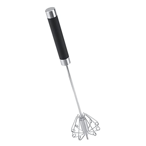 Egg Beater Manual, Draaibare handleiding Whisk Egg Semi-automatische Whisk Beater Roestvrij staal Anti-roest Duurzame