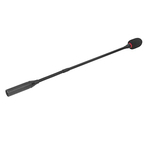 Desktop Gooseneck Stage Microfoon 17,7in Flexibele Noise Reduction Gooseneck Plug-in Microfoon voor Conferentiebijeenkomsten met Power Indicator 4